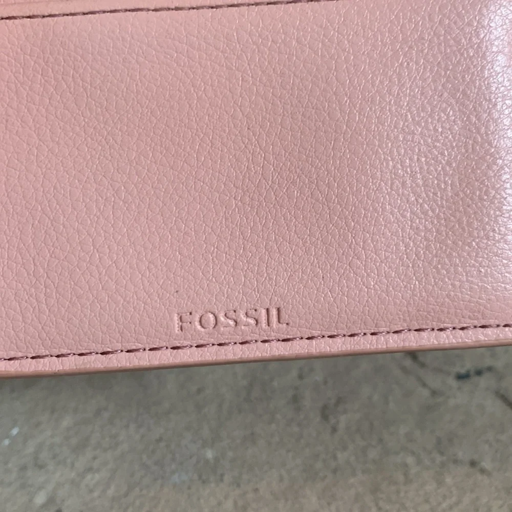 Fossil pink blue